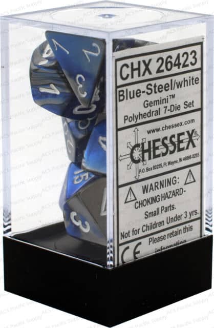 CHX 26423 Gemini Blue-Steel w/White Poly (7)